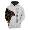 Gianni Versace White Type 1089 Luxury Hoodie Fashion Brand Outfit