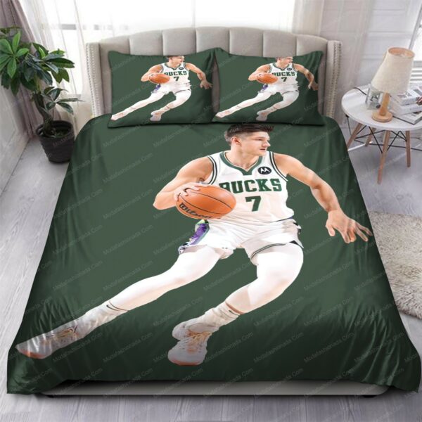 Grayson Allen Milwaukee Bucks Nba 71 Logo Type 1163 Bedding Sets Sporty Bedroom Home Decor