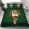 Legend Kareem Abdul-Jabbar Milwaukee Bucks Nba 48 Logo Type 1192 Bedding Sets Sporty Bedroom Home Decor