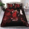 Legend Dwyane Wade Miami Heat Nba 26 Logo Type 1211 Bedding Sets Sporty Bedroom Home Decor