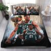 Milwaukee Bucks 2021 Nba Champions 04 Logo Type 1241 Bedding Sets Sporty Bedroom Home Decor