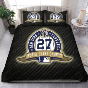 World Championships New York Yankees Mlb 133 Logo Type 1338 Bedding Sets Sporty Bedroom Home Decor