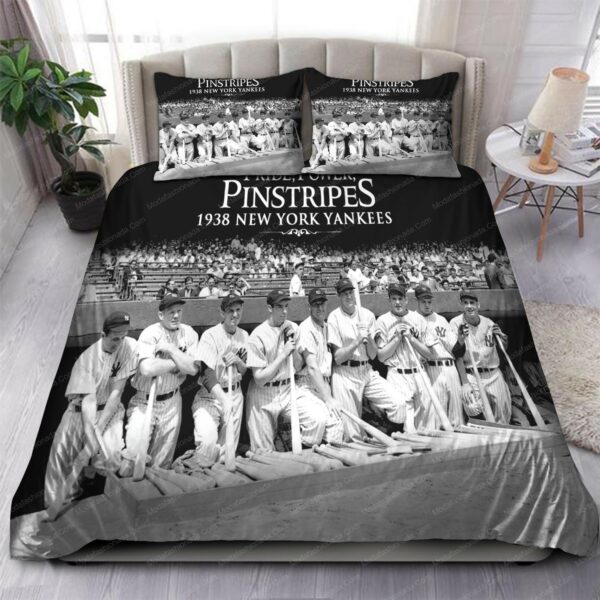 Pride Power Prinstripes 1938 New York Yankees Mlb 126 Logo Type 1342 Bedding Sets Sporty Bedroom Home Decor