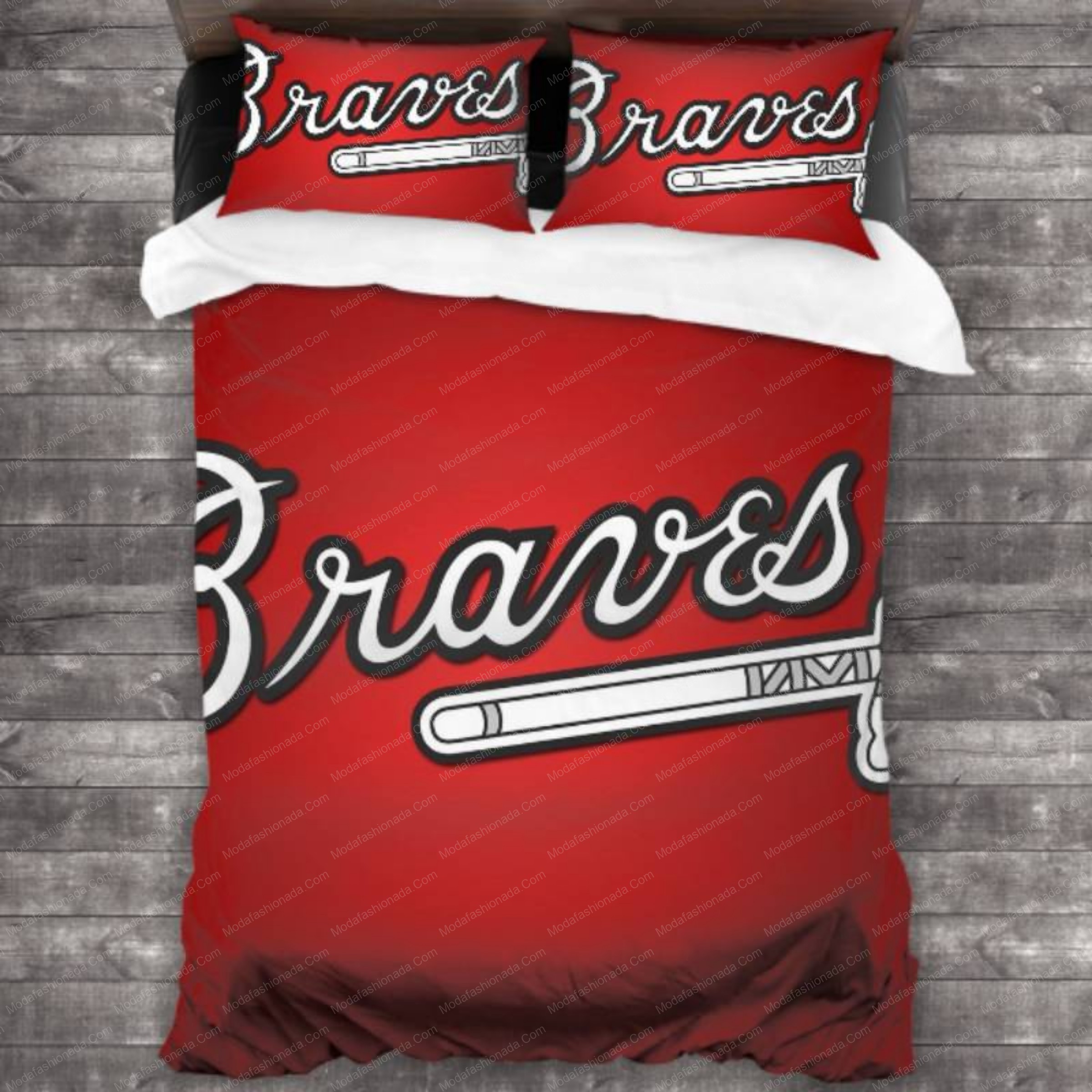 Atlanta Braves Baseball Sport 19 Logo Type 1467 Bedding Sets Sporty Bedroom Home Decor