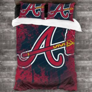 Atlanta Braves Baseball Sport 14 Logo Type 1468 Bedding Sets Sporty Bedroom Home Decor