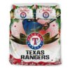 Texas Rangers Baseball Sport 2 Logo Type 1554 Bedding Sets Sporty Bedroom Home Decor