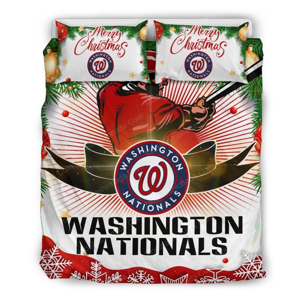 Washington Nationals Baseball Sport 2 Logo Type 1563 Bedding Sets Sporty Bedroom Home Decor