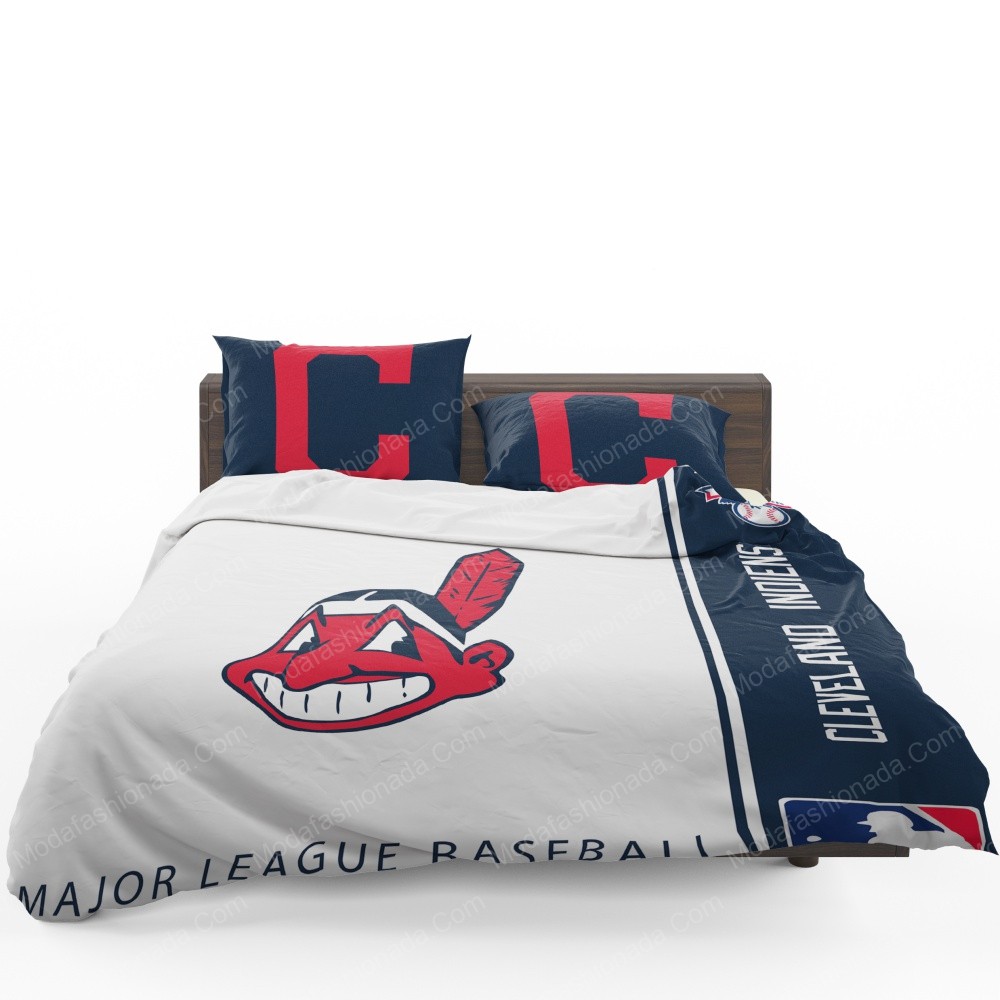 Cleveland Indians Mlb Baseball American League Sport 1 Logo Type 1576 Bedding Sets Sporty Bedroom Home Decor