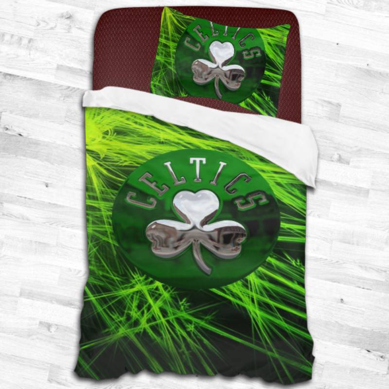 Boston Celtics Logo Type 1616 Bedding Sets Sporty Bedroom Home Decor