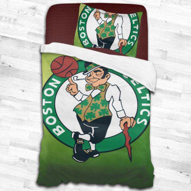 Boston Celtics Logo Type 1620 Bedding Sets Sporty Bedroom Home Decor