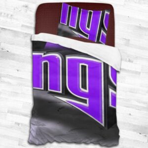 Sacramento Kings Logo Type 1675 Bedding Sets Sporty Bedroom Home Decor