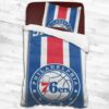 Nba Philadelphia 76Ers Logo Type 1708 Bedding Sets Sporty Bedroom Home Decor