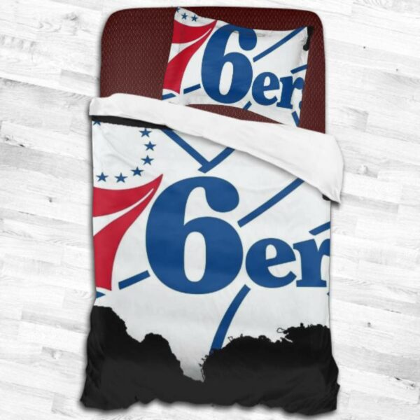 Philadelphia 76Ers Logo Type 1780 Bedding Sets Sporty Bedroom Home Decor