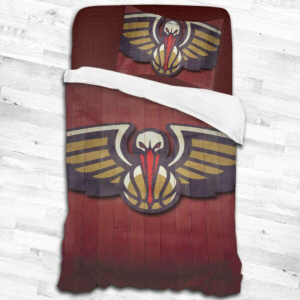 New Orleans Pelicans Logo Type 1845 Bedding Sets Sporty Bedroom Home Decor