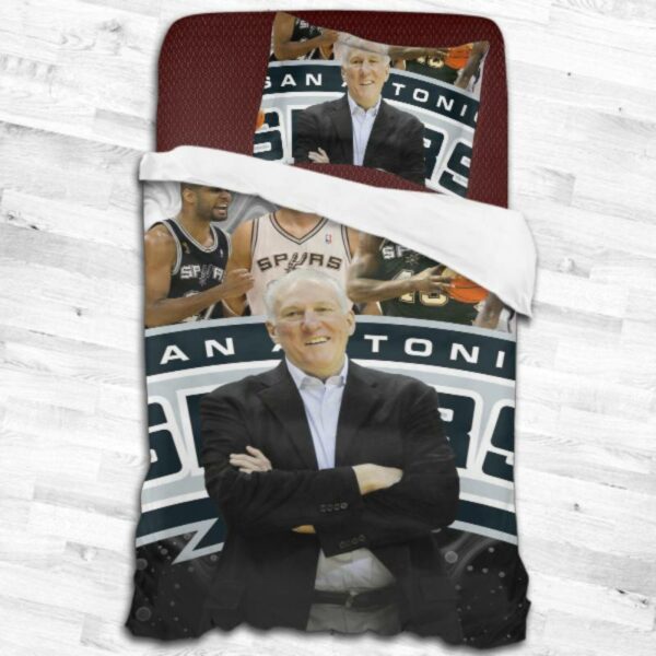 San Antonio Spurs Logo Type 1855 Bedding Sets Sporty Bedroom Home Decor