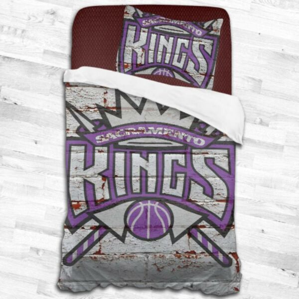 Sacramento Kings Logo Type 2058 Bedding Sets Sporty Bedroom Home Decor