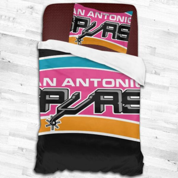 San Antonio Spurs Logo Type 2061 Bedding Sets Sporty Bedroom Home Decor