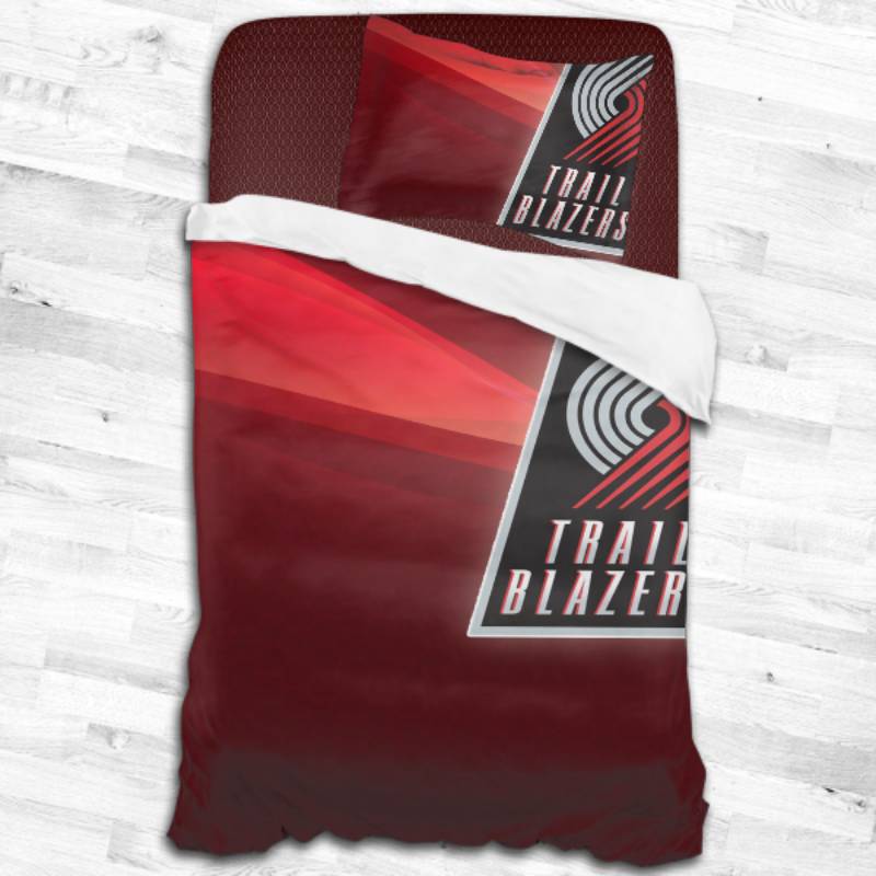 Portland Trail Blazers Logo Type 2072 Bedding Sets Sporty Bedroom Home Decor