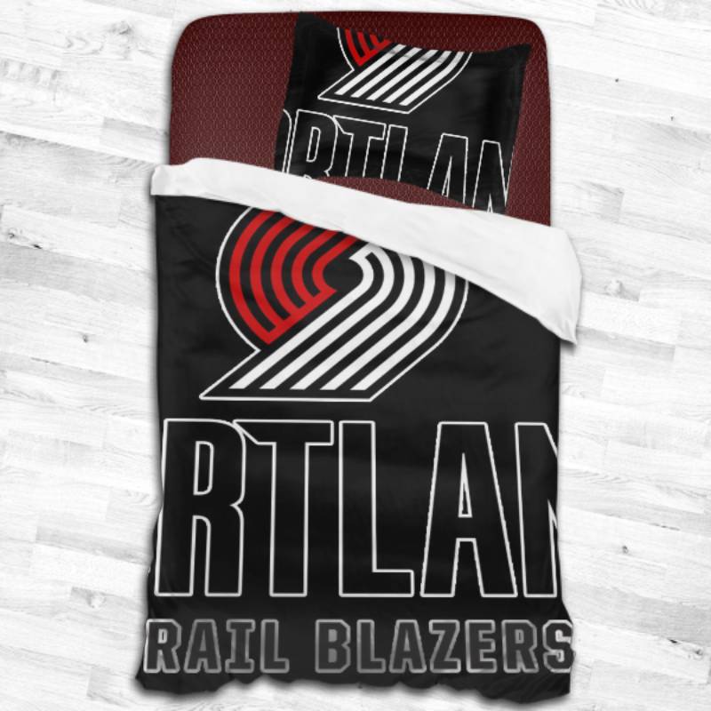 Portland Trail Blazers Logo Type 2114 Bedding Sets Sporty Bedroom Home Decor