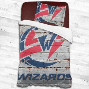 Washington Wizards Logo Type 2116 Bedding Sets Sporty Bedroom Home Decor