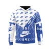 Nike Supreme Blue White Type 488 Hoodie Outfit Luxury Fashion Brand