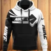 Nike Black White Type 473 Luxury Hoodie Outfit Fashion Brand