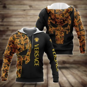 Gianni Versace Skull Type 172 Luxury Hoodie Fashion Brand Outfit