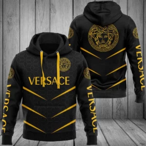 Gianni Versace Black Type 167 Luxury Hoodie Fashion Brand Outfit
