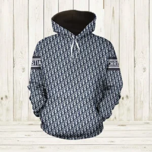 Dior Blue Type 159 Luxury Hoodie Fashion Brand Outfit