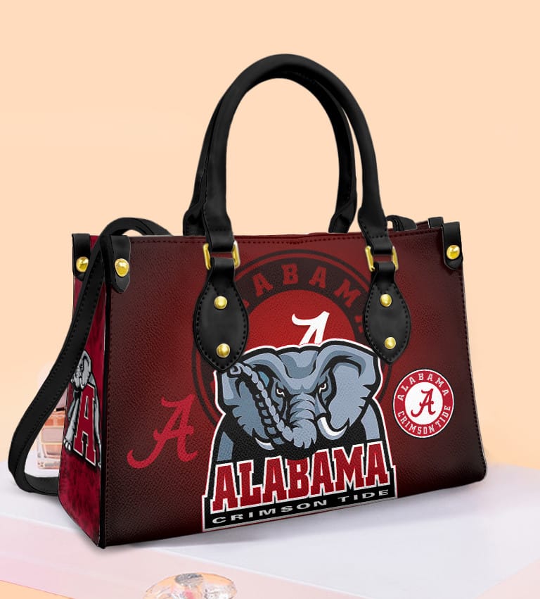 Alabama Crimson Tide Women Leather Hand Bag