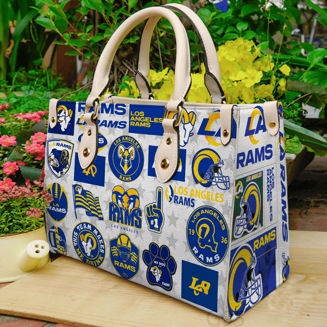 Los Angeles Rams Women Leather Hand Bag