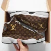 Louis Vuitton Brown LV Air Jordan 13 Shoes Trending Sneakers Luxury Fashion