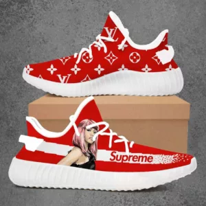 Louis Vuitton Supreme Nicki Minaj Luxury Brand Premium Red Yeezy Sneaker