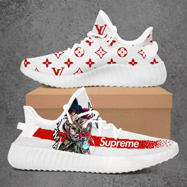 Louis Vuitton Supreme Dragon Ball Movie Luxury Brand Premium Yeezy Sneaker