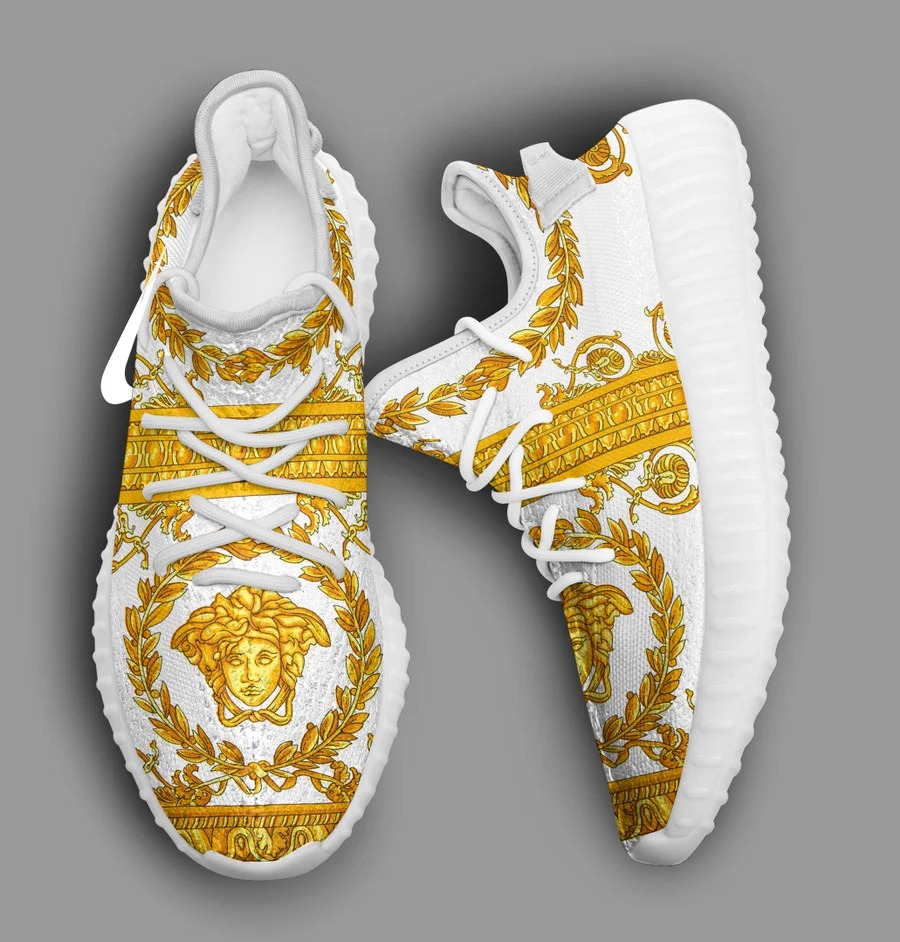 Versace Golden Luxury Brand Premium Yeezy Sneaker