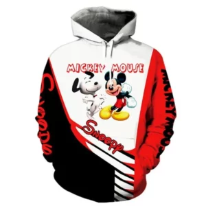 Disney Snoopy And Mickey Mouse Type 1136 Luxury Hoodie Fashion Brand Outfit