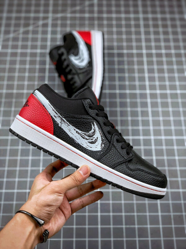 Air Jordan 1 Low Brushstroke Swoosh For Sale