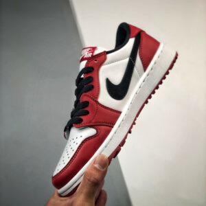 Air Jordan 1 Low Golf Chicago Varsity Red Black-White For Sale