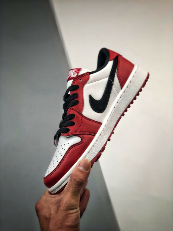 Air Jordan 1 Low Golf Chicago Varsity Red Black-White For Sale