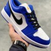 Air Jordan 1 Low Hyper Royal White-Orange Peel On Sale