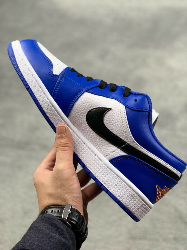 Air Jordan 1 Low Hyper Royal White-Orange Peel On Sale