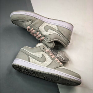 Air Jordan 1 Low Light Iron Ore White-Atmosphere DQ6076-001 For Sale