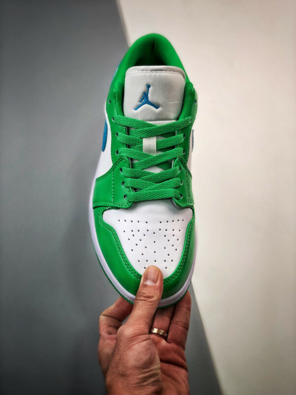 Air Jordan 1 Low Lucky Green Aquatone-White DC0774-304 For Sale