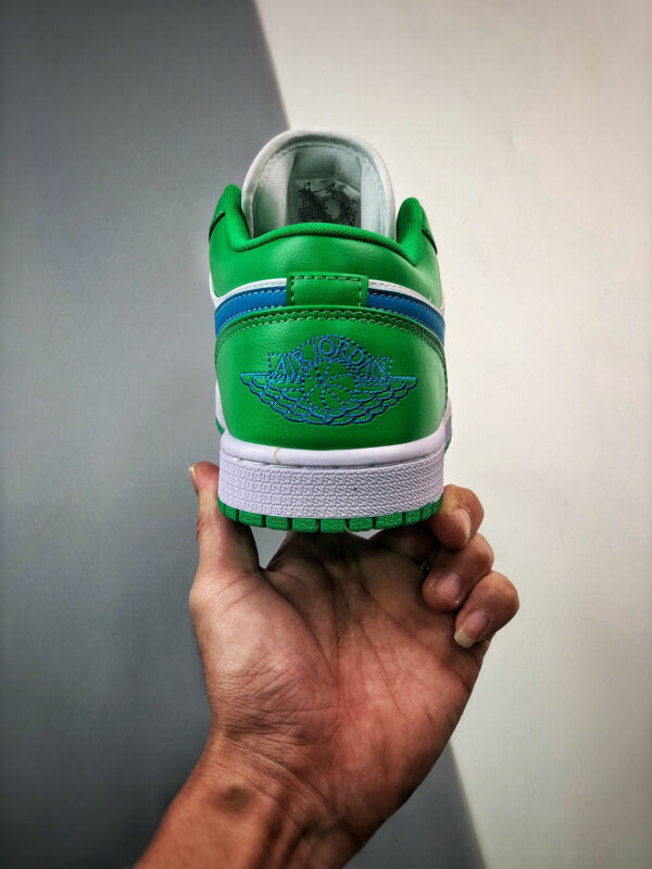 Air Jordan 1 Low Lucky Green Aquatone-White DC0774-304 For Sale