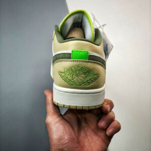 Air Jordan 1 Low Sail Light Olive-Pale Citron-Desert FD9906-131 For Sale