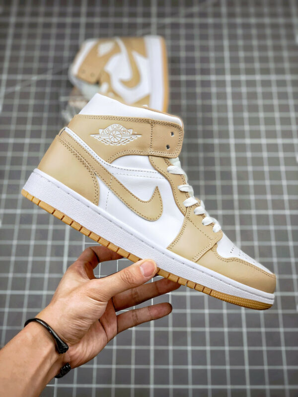 Air Jordan 1 Mid Tan Gum 554724-271 For Sale