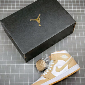 Air Jordan 1 Mid Tan Gum 554724-271 For Sale