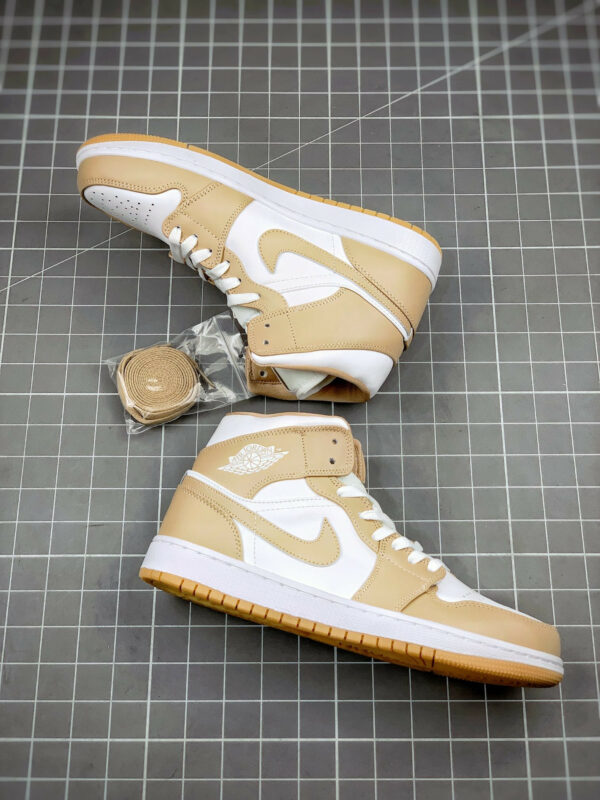 Air Jordan 1 Mid Tan Gum 554724-271 For Sale