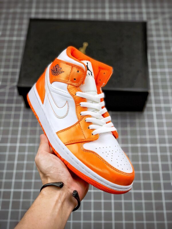 Air Jordan 1 Mid Electro Orange DM3531-800 For Sale