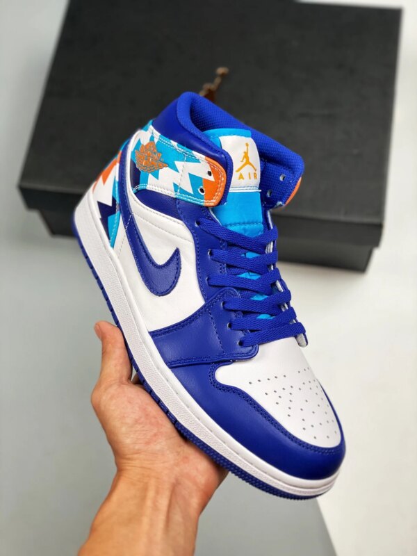 Air Jordan 1 Mid Geometric Pint 555112-105 For Sale